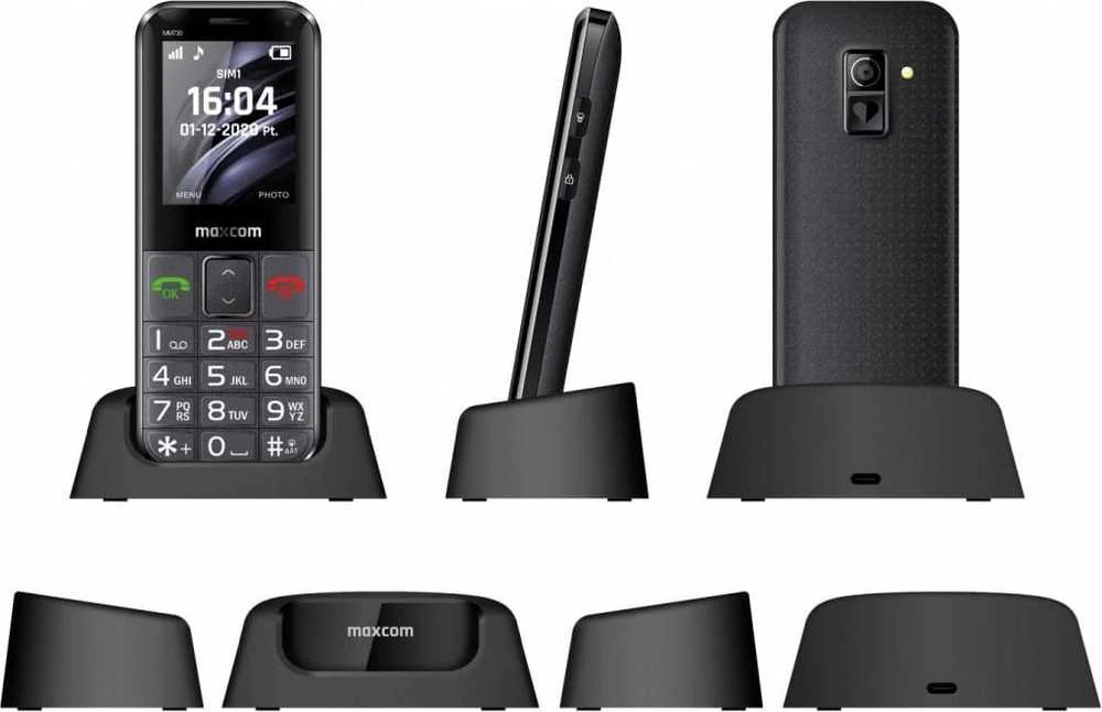 Maxcom MM730 juodos spalvos