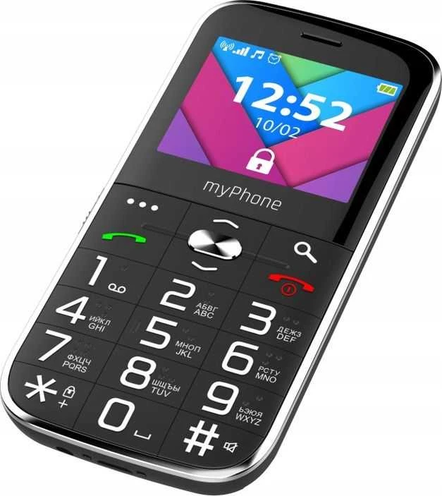 Mobilieji telefonai myPhone Sveiki C Dual SIM Juodas and Sidabrinis