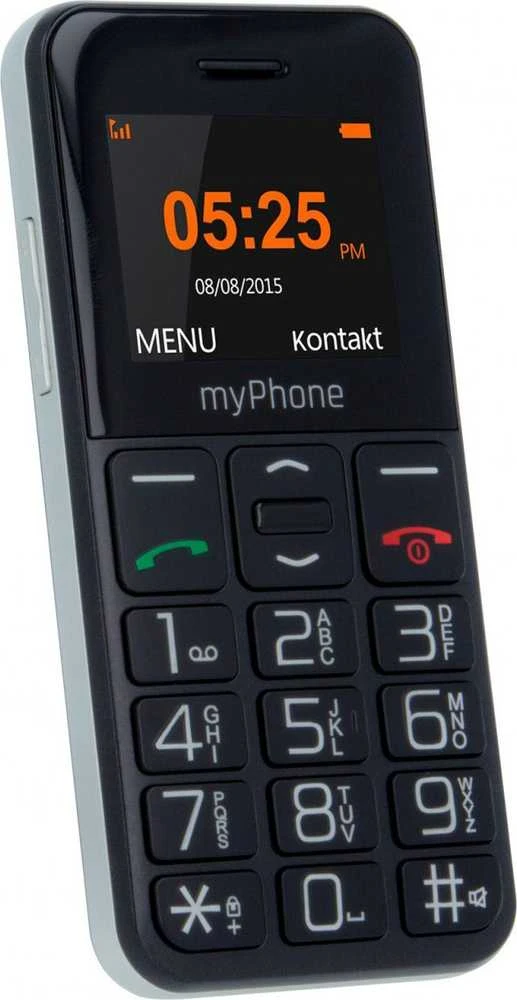 Mobilieji telefonai myPhone Sveiki lengvai Juodas- Sidabrinis