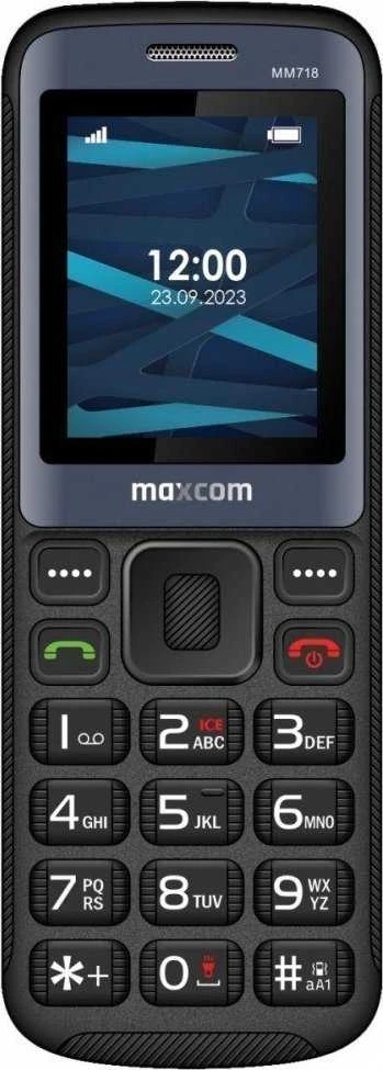 Mobilusis telefonas Maxcom MM718 LTE juodos spalvos