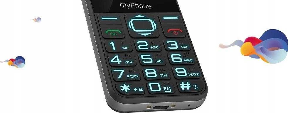 Mygtukinis telefonas myPhone Halo 3, raudonos spalvos