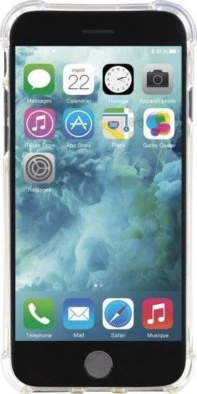 Mobilis Mobilis R Series f. iPhone SE 2nd Gen / 8 / 7, trans. (Minkštasis maišas)