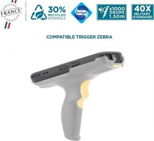 Dėklas Mobilis PROTECH-CASE F/ ZEBRA TC22-TC27/HC50-COMPATIBLE TRIGGER-SOFTBAG