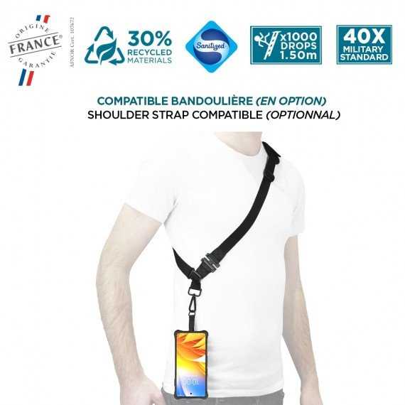 Mobilis PROTECH - dėklas + dirželis rankai / skirta ZEBRA EM45 - minkštas dėklas