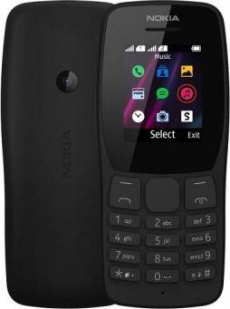Nokia 110 Dual juodas ENG / RUS Žema kaina | Varle.lt