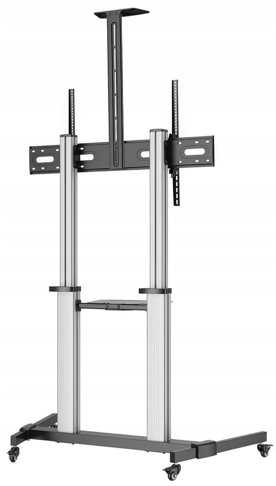 Mobilusis stovas + televizoriaus laikiklis ART 60-100 colių 100 kg S-15-AL Vesa max 1000x600, itin tvirtas