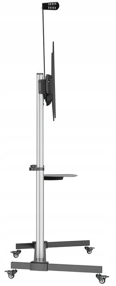 Mobilusis stovas + televizoriaus laikiklis ART 60-100 colių 100 kg S-15-AL Vesa max 1000x600, itin tvirtas