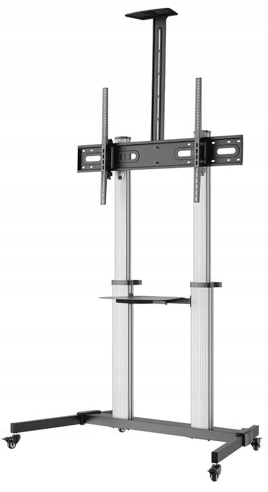Mobilusis stovas + televizoriaus laikiklis ART 60-100 colių 100 kg S-15-AL Vesa max 1000x600, itin tvirtas