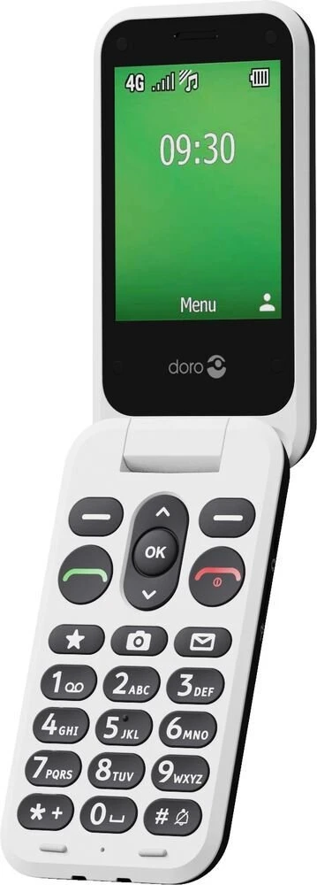Carruzzo Doro Leva E30 7,11 cm (2.8″) 142,7 g Juoda, Balta Bazinis telefonas