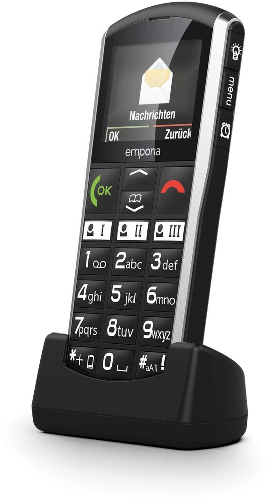 Išmanusis telefonas Emporia SIMPLICITY 4G (2025) Juodas/Sidabrinis