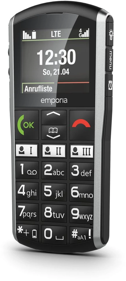 Išmanusis telefonas Emporia SIMPLICITY 4G (2025) Juodas/Sidabrinis