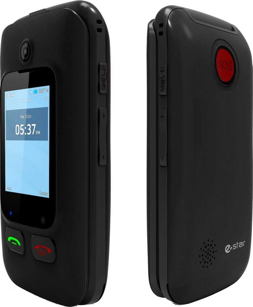 Mygtukinis telefonas eStar Digni Flip 32MB Black