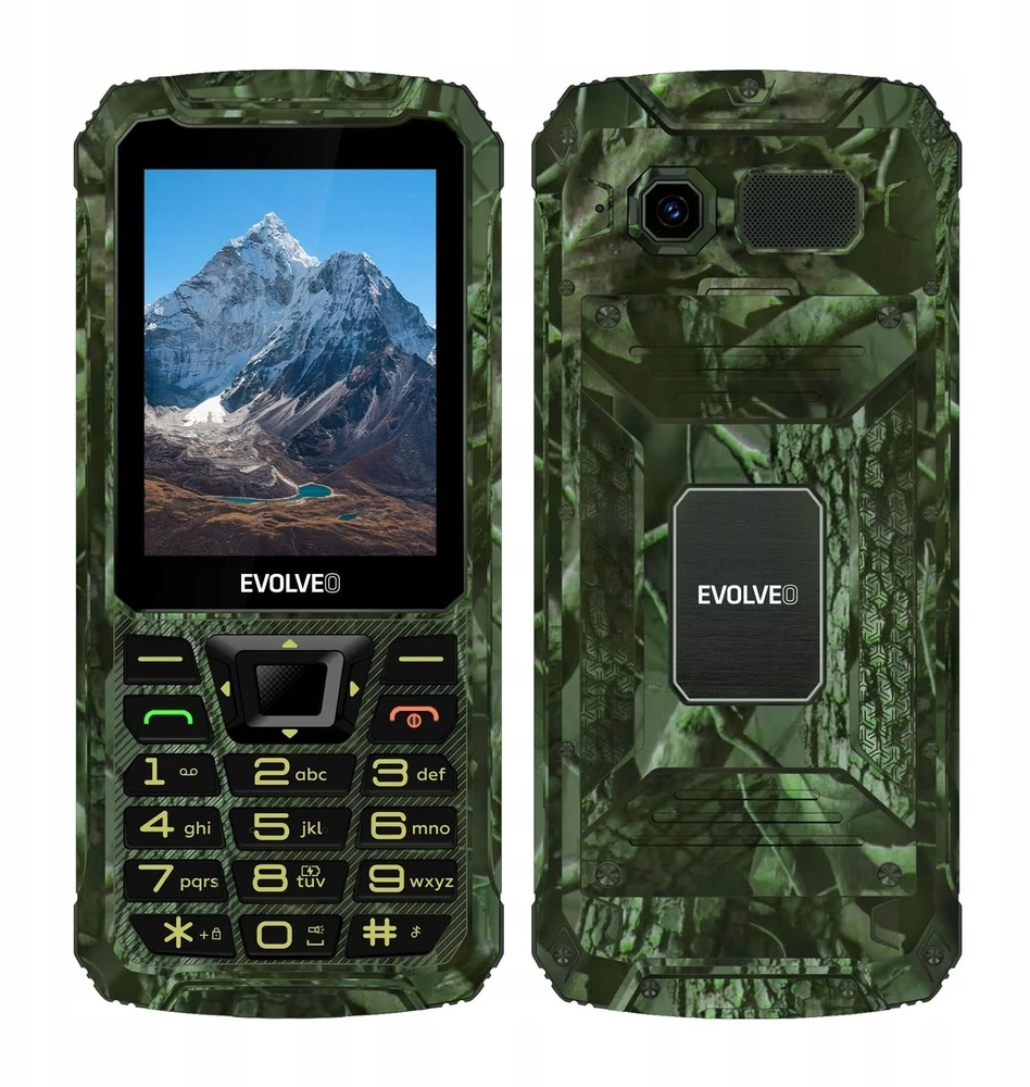 EVOLVEO StrongPhone Z6 medžioklės kamufliažas