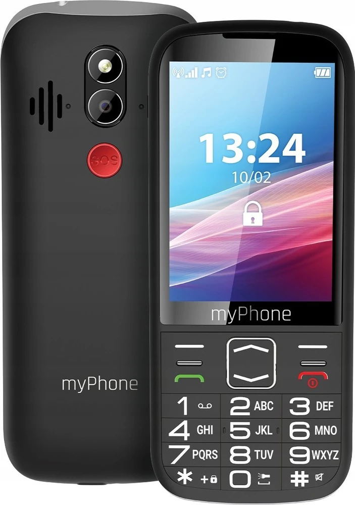 Mygtukinis telefonas MyPhone HALO 4 LTE 128MB Black