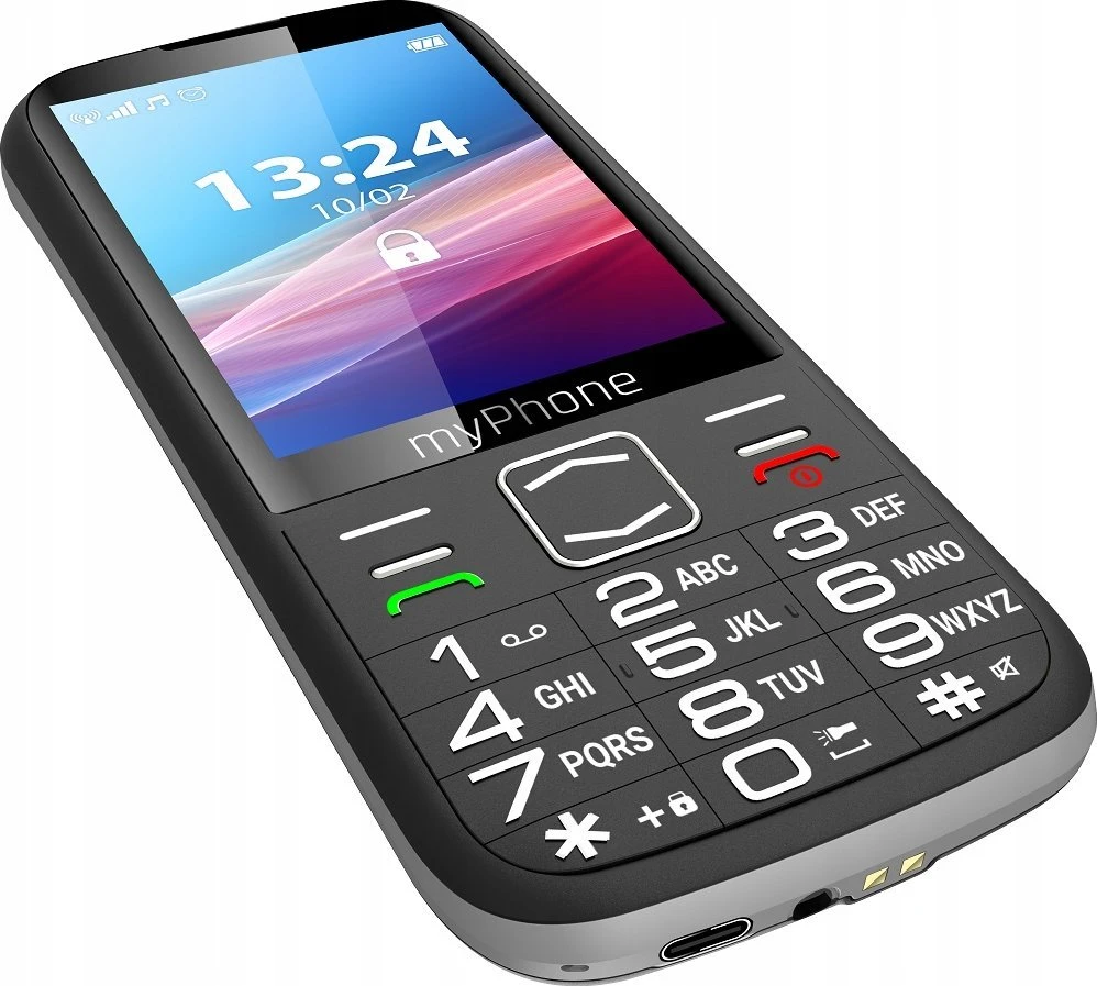 Mygtukinis telefonas MyPhone HALO 4 LTE 128MB Black