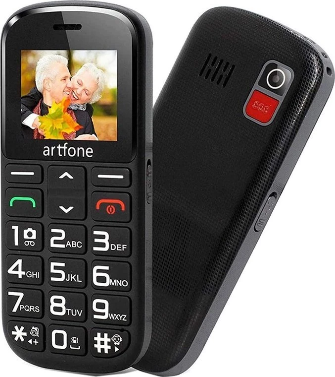 Mobilusis telefonas senjorams, dideli klavišai, SIM kortelė, GSM, signalizacija, kamera, pl meniu