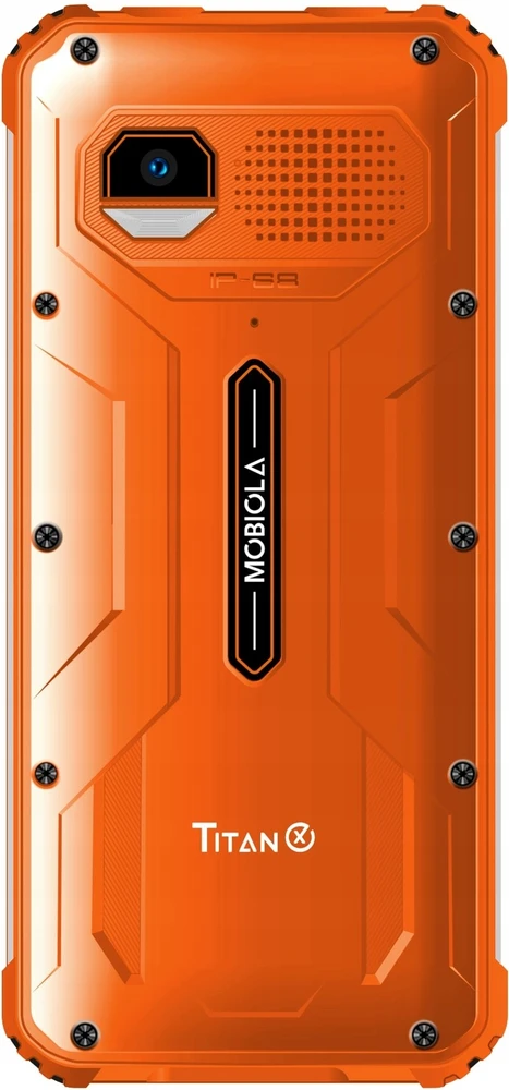 Mobilusis telefonas Mobiola telefon dla seniora MB520 TitanX 4G wzmacniany oranžinė 128MB
