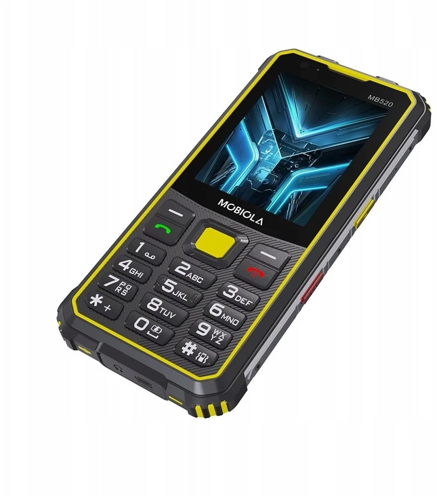 Mobiola mobilusis telefonas senjorams MB520 TitanX 4G sustiprintas juodas 128GB