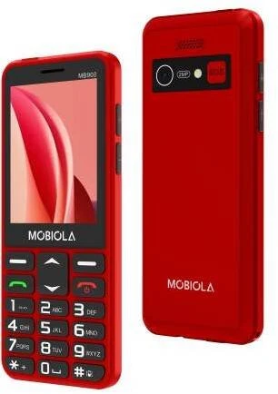 Mobilusis telefonas Mobiola telefon dla seniora MB900 4G raudona 48MB/128MB