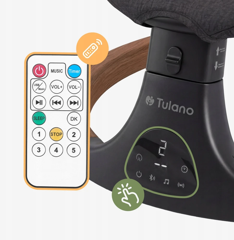 Tulano Bujak elektroninis Astrid 35 Graphite