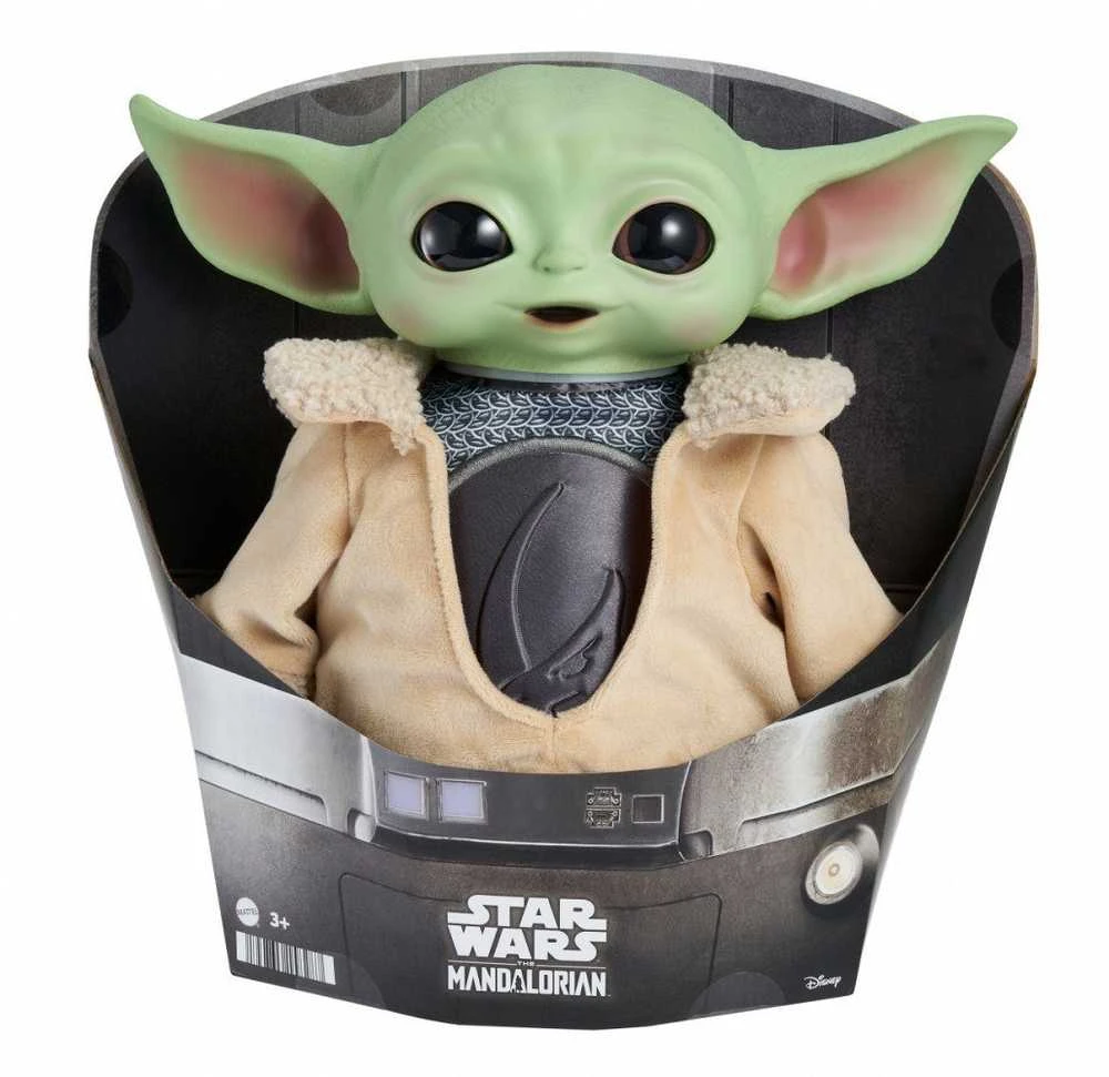 Žaislai, žaidimai ir kolekcionavimas - Mattel Star Wars The Mandalorian Grogu pūkuotas 28 cm