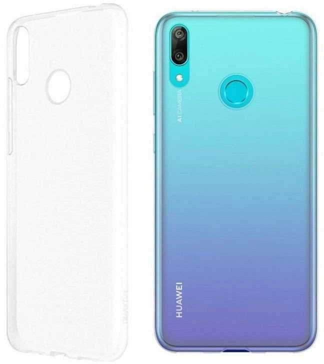 Mocco Ultra Back 1 mm silikoninis dėklas skirtas Huawei Y7 / Y7 Prime (2018), skaidrus