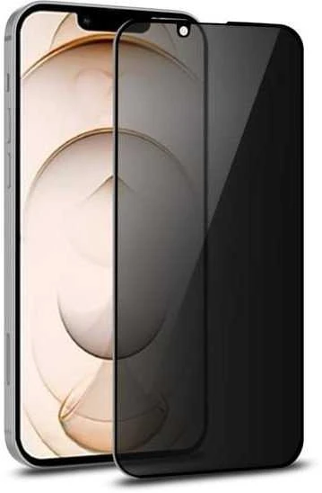 „Mocco Full Glue Signature Edition“ grūdintas stiklas, pilnas padengimas su rėmeliu „Apple iPhone 13 Pro Max Juodas“