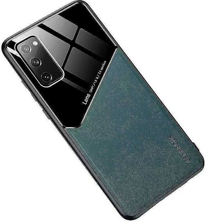Mocco Lens Leather dėklas skirtas Apple Iphone 12 Mini, žalias