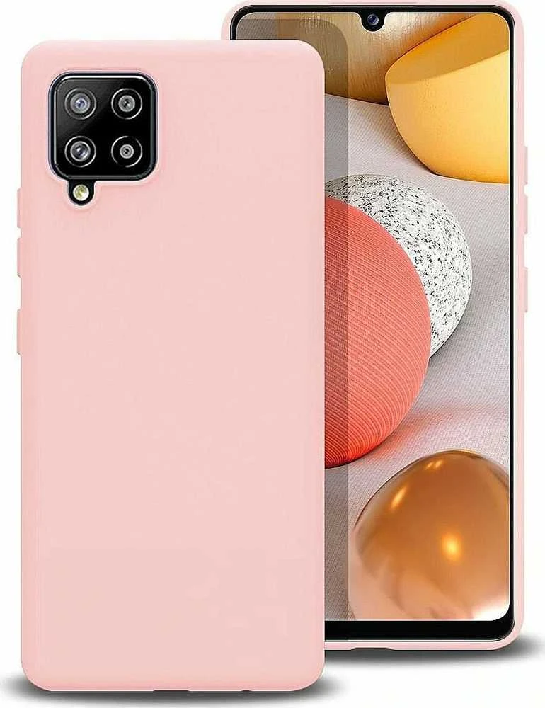 Mocco silikoninis dėklas skirtas Samsung Galaxy A42 5G, rožinis