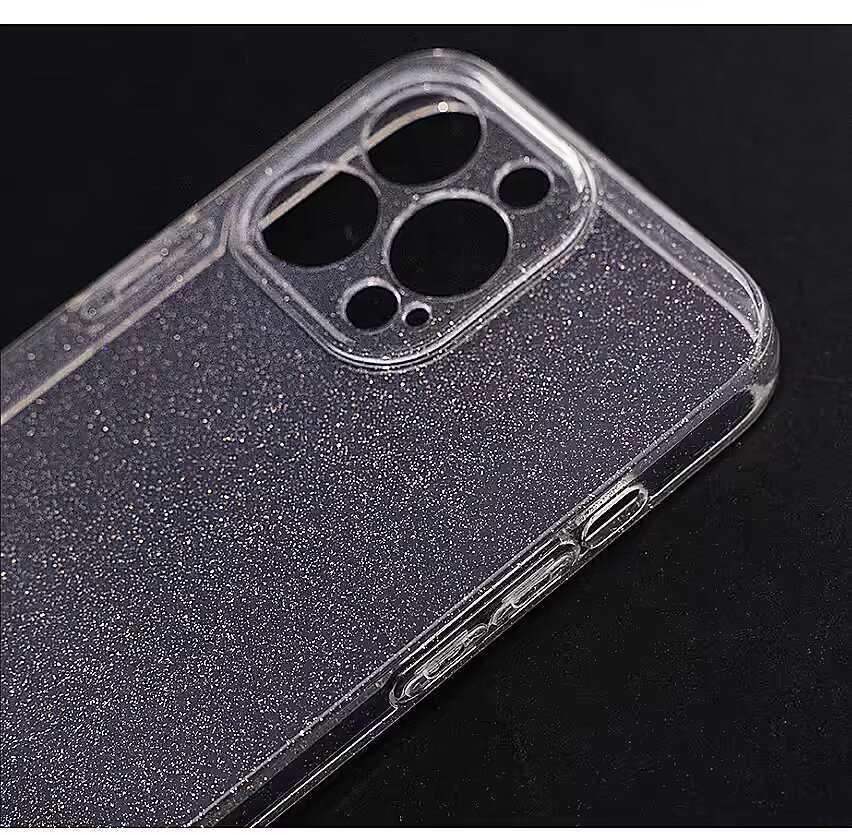 „Mocco Shine“ silikoninis dėklas, skirtas Apple iPhone 15 Pro Max