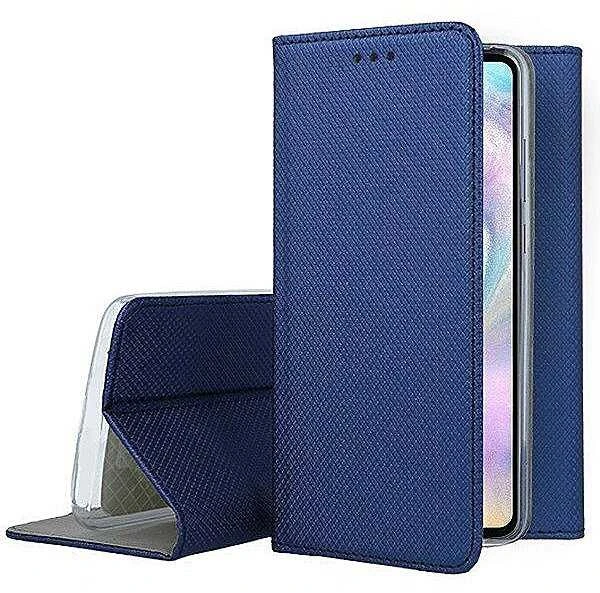Mocco Smart Magnet Book atverčiamas dėklas skirtas Apple iPhone 12 Pro Max, mėlynas