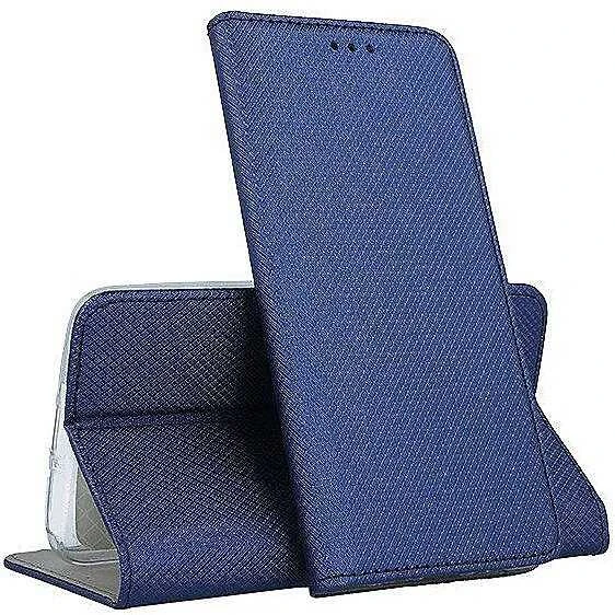Mocco Smart Magnet Book atverčiamas dėklas skirtas Apple iPhone 12 Pro Max, mėlynas