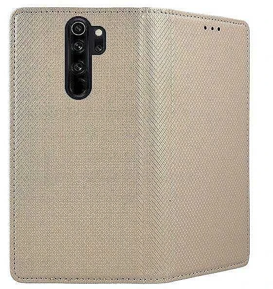 Mocco Smart Magnet Book atverčiamas dėklas skirtas LG K51S, auksinis