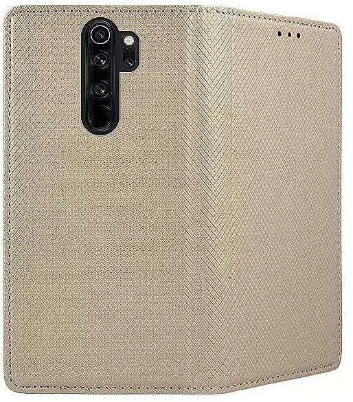Mocco Smart Magnet Book atverčiamas dėklas skirtas Samsung Galaxy A21, auksinis