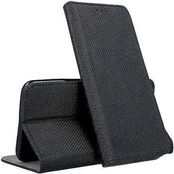 Mocco Smart Magnet Book atverčiamas dėklas skirtas Samsung Galaxy A72 5G, juodas