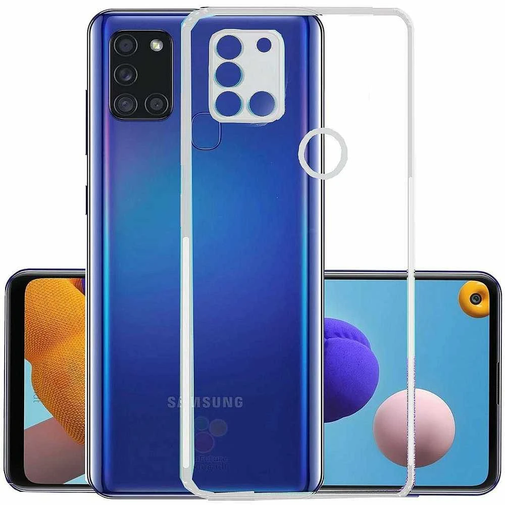 Mocco Ultra Back 1 mm silikoninis dėklas skirtas Samsung Galaxy A21, skaidrus