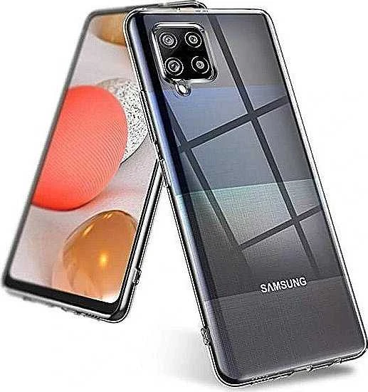 Mocco Ultra 1.8 mm silikoninis dėklas skirtas Samsung Galaxy A42 5G, skaidrus