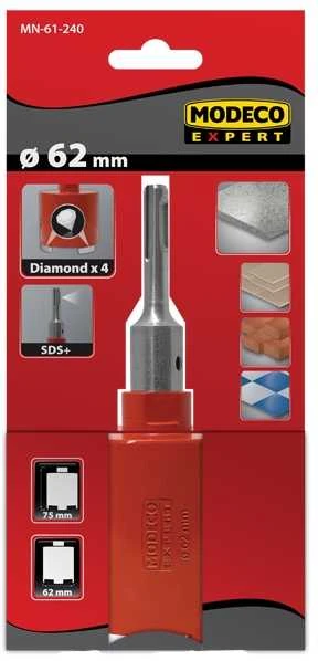 Grąžtas Modeco KORONA DIAMENTOWA 62 MM
