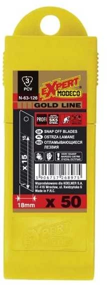 Modeco Gold Line atsarginių peiliukų dėžutė