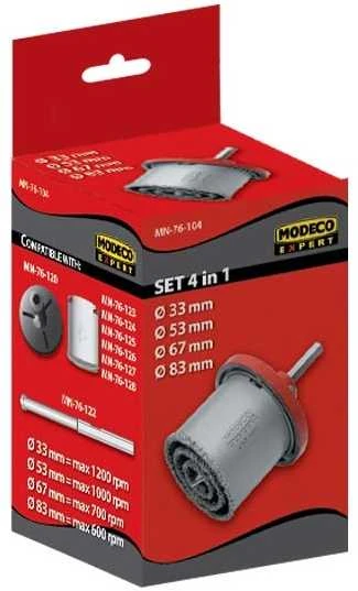 Modeco Core grąžtai su volframo danga 4 vnt. MN-76-104