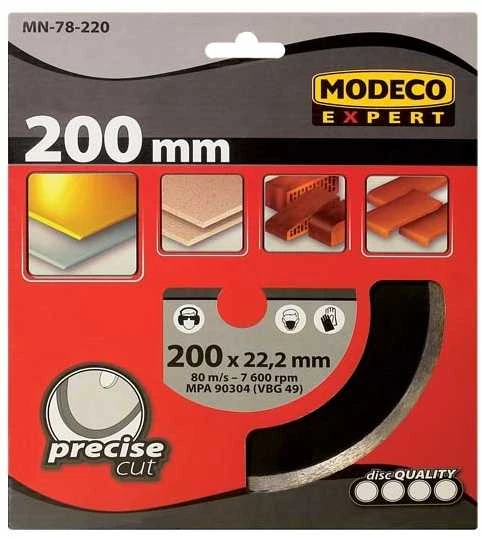Modeco Pilnas deimantinis šlifavimo diskas 200 mm pjaustytuvams - MN-78-220