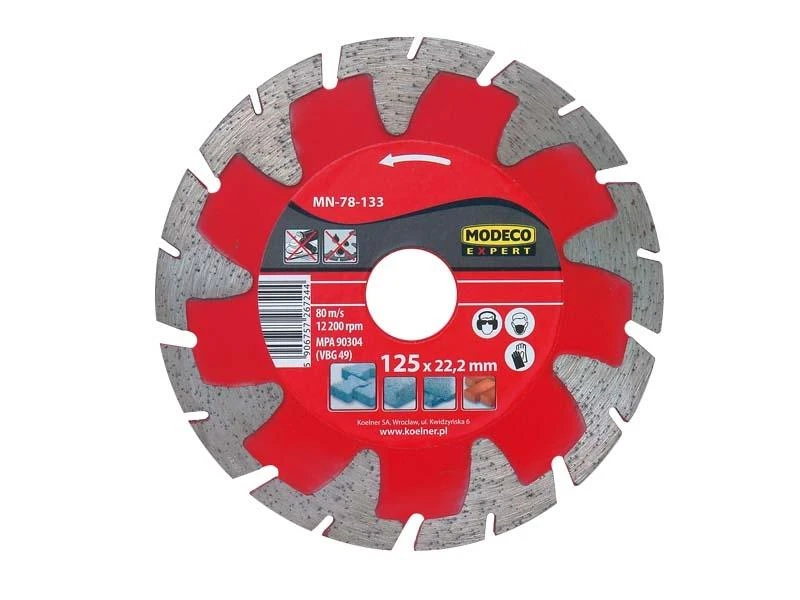 Modeco EXPERT segmento deimantinis šlifavimo diskas 230mm MN-78-135