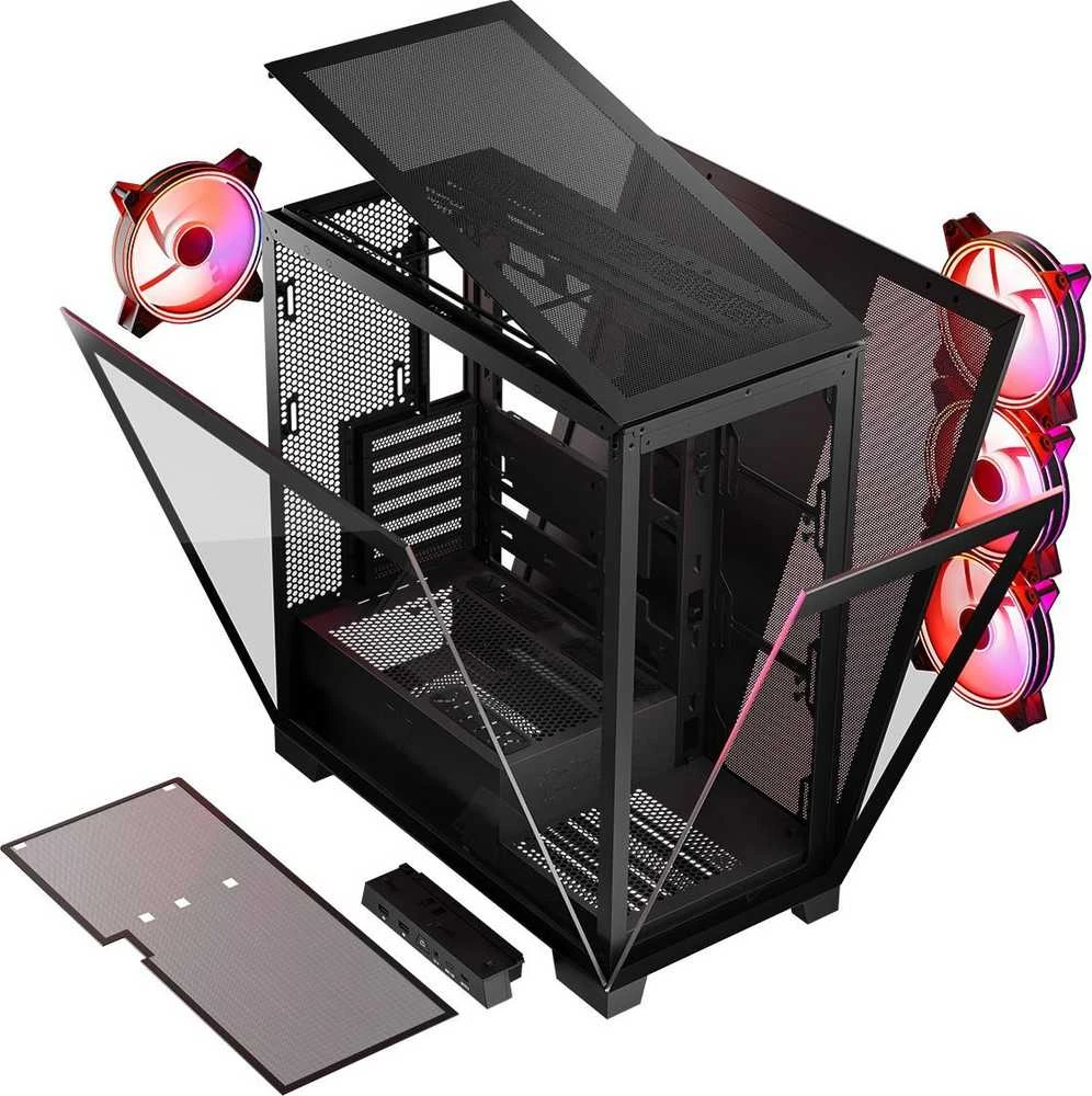 MODECOM Volcano SPACE APEX ARGB MIDI USB 3.0 X 2 CYPE-C