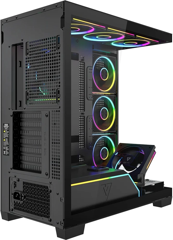 MODECOM VOLCANO STELLAR PLUS ARGB MIDI 8F Juodas