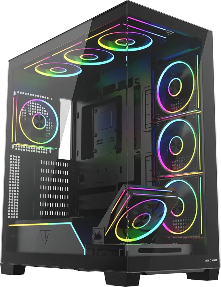 MODECOM VOLCANO STELLAR PLUS ARGB MIDI 8F Juodas
