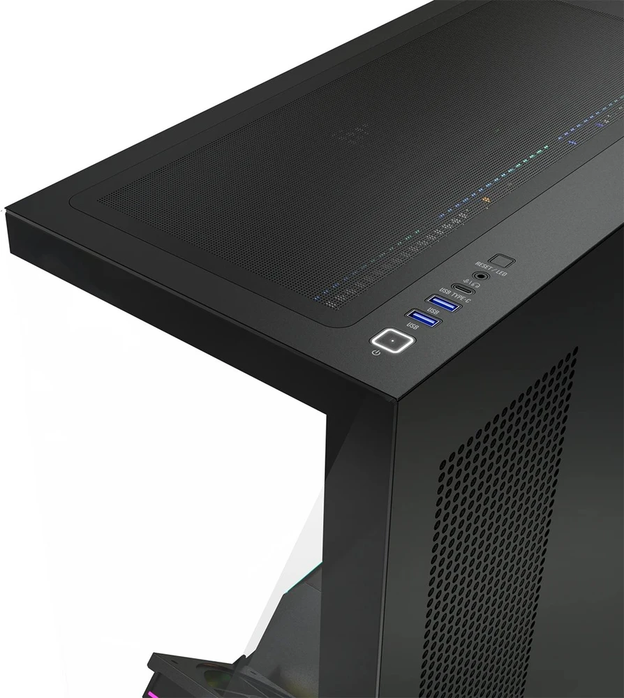 MODECOM VOLCANO STELLAR PLUS ARGB MIDI 8F Juodas