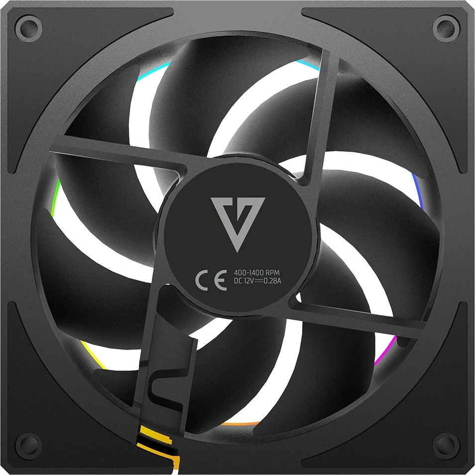 MODECOM VOLCANO LOOP 120 ARGB Reverse Fan Juodas