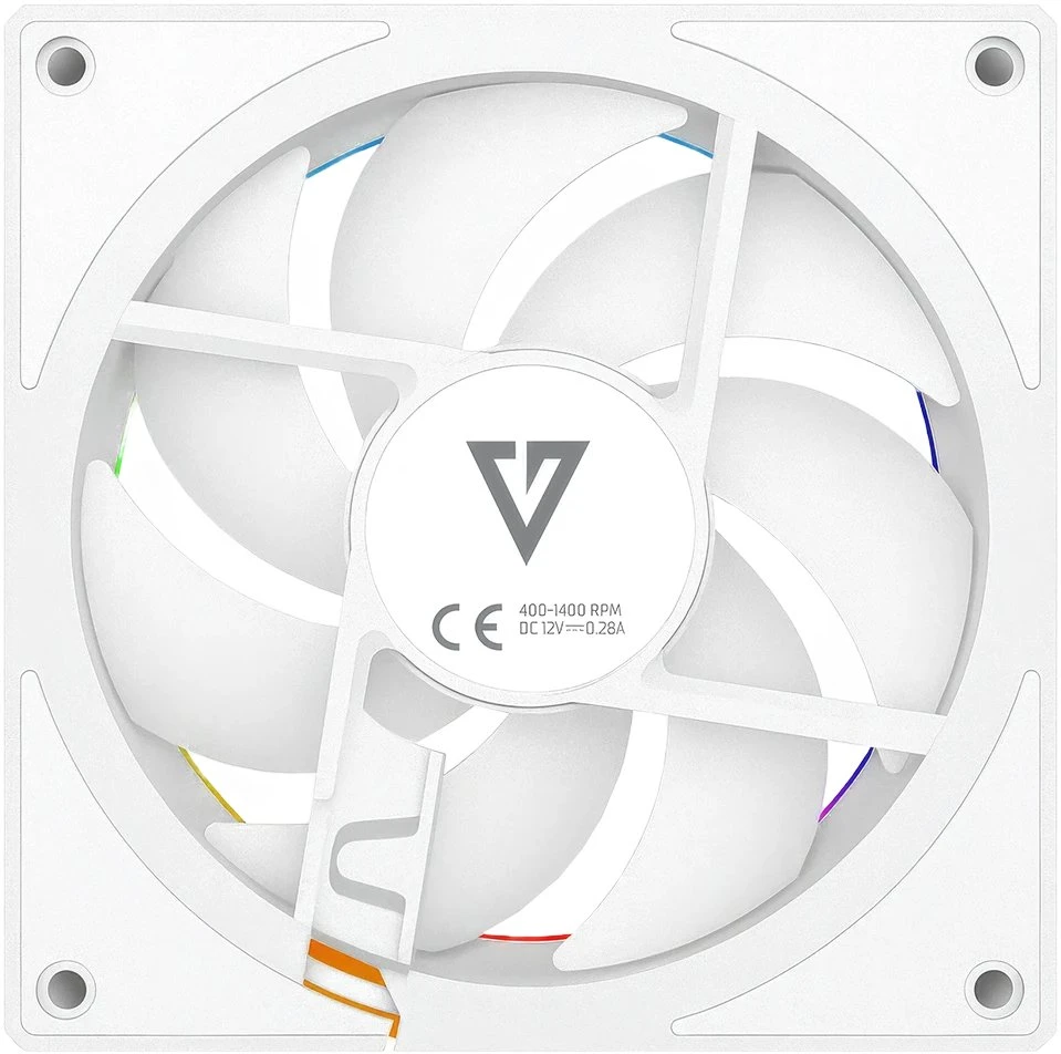 MODECOM VOLCANO LOOP 120 ARGB reversinis ventiliatorius Baltas