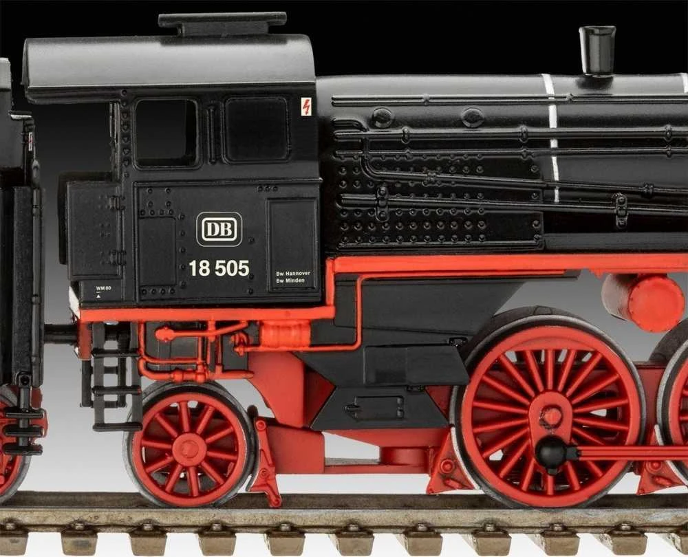 Revell BR 18 505 ekspresinis garvežys su tenderiu 1/87 (H0)