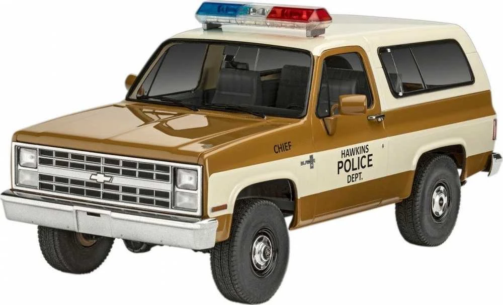 Revell Stranger Things Hopperio 1985 m. Chevy K5 Blazer 1/25 surinkimo rinkinys